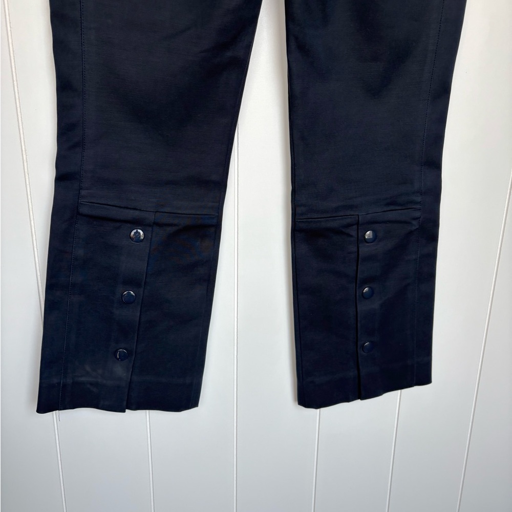 Tory Burch Dark Navy Cropped Ankle Pants - business chic - Picture 8 of 13